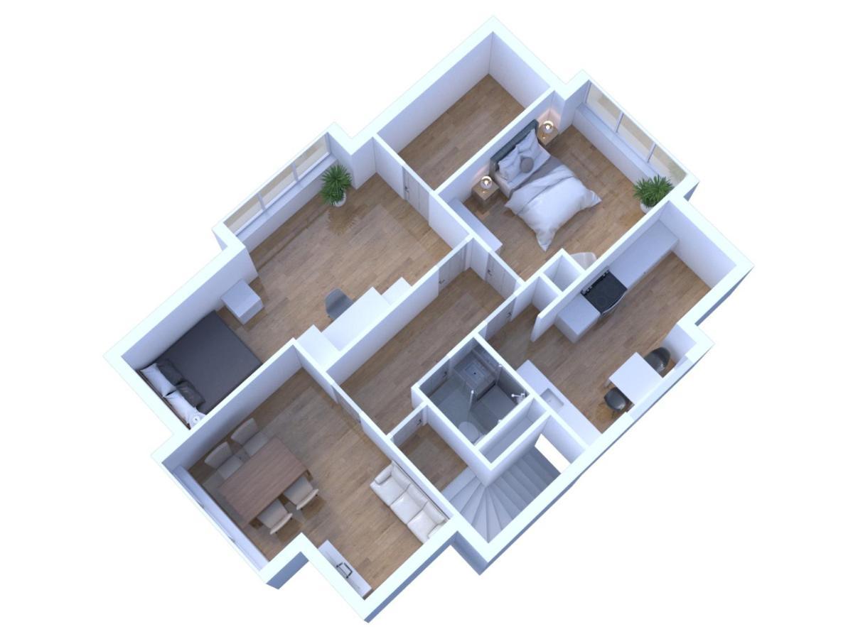 Schoenes City-Apartment Mit 2 Schlafzimmer, Parkplatz, Ruhig Und Hell, D46-Dg Oldenburg Esterno foto