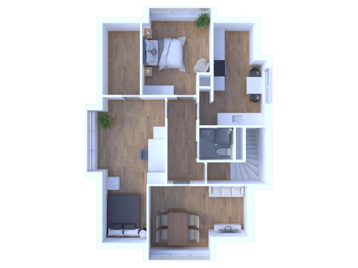 Schoenes City-Apartment Mit 2 Schlafzimmer, Parkplatz, Ruhig Und Hell, D46-Dg Oldenburg Esterno foto